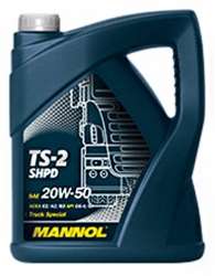 Масло моторне для вантажівок MANNOL TS-2 TRUCK SPECIAL SHPD SAE 20W-50 5л